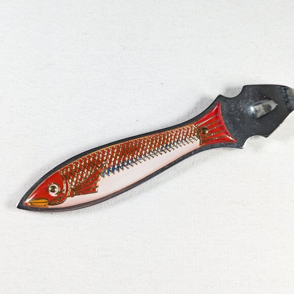 Colourful metal fish bottle opener, fishing buddy gift stocking stuffer - Picture 7 of 7